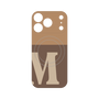 プレミアムパネル with MagSafe［ オリジナル - initial two tone - M brown ］