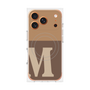 プレミアムパネル with MagSafe［ オリジナル - initial two tone - M brown ］