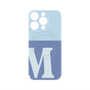 プレミアムパネル with MagSafe［ オリジナル - initial two tone - M blue ］