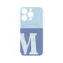 プレミアムパネル with MagSafe［ オリジナル - initial two tone - M blue ］
