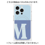 プレミアムパネル with MagSafe［ オリジナル - initial two tone - M blue ］