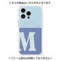 プレミアムパネル with MagSafe［ オリジナル - initial two tone - M blue ］