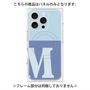 プレミアムパネル with MagSafe［ オリジナル - initial two tone - M blue ］