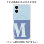 プレミアムパネル with MagSafe［ オリジナル - initial two tone - M blue ］