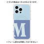 プレミアムパネル with MagSafe［ オリジナル - initial two tone - M blue ］