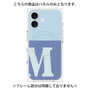 プレミアムパネル with MagSafe［ オリジナル - initial two tone - M blue ］