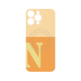 プレミアムパネル with MagSafe［ オリジナル - initial two tone - N orange ］