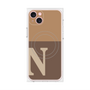 プレミアムパネル with MagSafe［ オリジナル - initial two tone - N brown ］