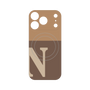 プレミアムパネル with MagSafe［ オリジナル - initial two tone - N brown ］