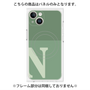 プレミアムパネル with MagSafe［ オリジナル - initial two tone - N green ］