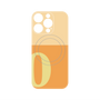 プレミアムパネル with MagSafe［ オリジナル - initial two tone - O orange ］