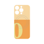 プレミアムパネル with MagSafe［ オリジナル - initial two tone - O orange ］