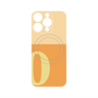 プレミアムパネル with MagSafe［ オリジナル - initial two tone - O orange ］