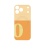 プレミアムパネル with MagSafe［ オリジナル - initial two tone - O orange ］