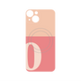 プレミアムパネル with MagSafe［ オリジナル - initial two tone - O pink ］