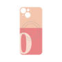 プレミアムパネル with MagSafe［ オリジナル - initial two tone - O pink ］