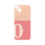 プレミアムパネル with MagSafe［ オリジナル - initial two tone - O pink ］