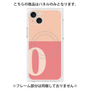 プレミアムパネル with MagSafe［ オリジナル - initial two tone - O pink ］