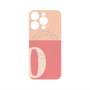 プレミアムパネル with MagSafe［ オリジナル - initial two tone - O pink ］