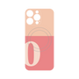 プレミアムパネル with MagSafe［ オリジナル - initial two tone - O pink ］