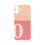 プレミアムパネル with MagSafe［ オリジナル - initial two tone - O pink ］