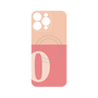 プレミアムパネル with MagSafe［ オリジナル - initial two tone - O pink ］