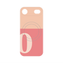 プレミアムパネル with MagSafe［ オリジナル - initial two tone - O pink ］