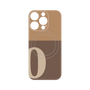 プレミアムパネル with MagSafe［ オリジナル - initial two tone - O brown ］