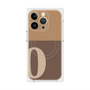 プレミアムパネル with MagSafe［ オリジナル - initial two tone - O brown ］