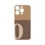 プレミアムパネル with MagSafe［ オリジナル - initial two tone - O brown ］