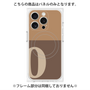 プレミアムパネル with MagSafe［ オリジナル - initial two tone - O brown ］
