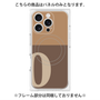 プレミアムパネル with MagSafe［ オリジナル - initial two tone - O brown ］