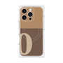 プレミアムパネル with MagSafe［ オリジナル - initial two tone - O brown ］