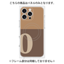 プレミアムパネル with MagSafe［ オリジナル - initial two tone - O brown ］