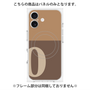 プレミアムパネル with MagSafe［ オリジナル - initial two tone - O brown ］