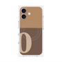 プレミアムパネル with MagSafe［ オリジナル - initial two tone - O brown ］