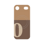 プレミアムパネル with MagSafe［ オリジナル - initial two tone - O brown ］