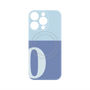 プレミアムパネル with MagSafe［ オリジナル - initial two tone - O blue ］