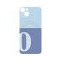 プレミアムパネル with MagSafe［ オリジナル - initial two tone - O blue ］