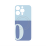 プレミアムパネル with MagSafe［ オリジナル - initial two tone - O blue ］