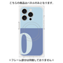 プレミアムパネル with MagSafe［ オリジナル - initial two tone - O blue ］