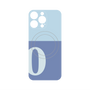プレミアムパネル with MagSafe［ オリジナル - initial two tone - O blue ］
