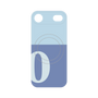 プレミアムパネル with MagSafe［ オリジナル - initial two tone - O blue ］