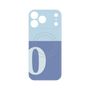 プレミアムパネル with MagSafe［ オリジナル - initial two tone - O blue ］