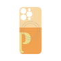 プレミアムパネル with MagSafe［ オリジナル - initial two tone - P orange ］
