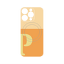 プレミアムパネル with MagSafe［ オリジナル - initial two tone - P orange ］