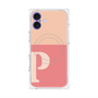 プレミアムパネル with MagSafe［ オリジナル - initial two tone - P pink ］