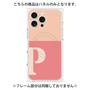 プレミアムパネル with MagSafe［ オリジナル - initial two tone - P pink ］