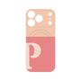 プレミアムパネル with MagSafe［ オリジナル - initial two tone - P pink ］