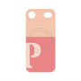 プレミアムパネル with MagSafe［ オリジナル - initial two tone - P pink ］